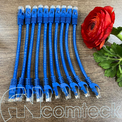 Dây nhảy patch cord 0.2m cat5 màu xanh...