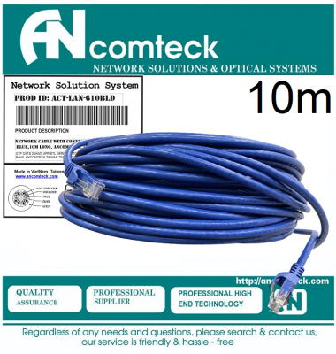 DÂY NHẢY PATCH CORD CAT6 UTP 10M lõi...