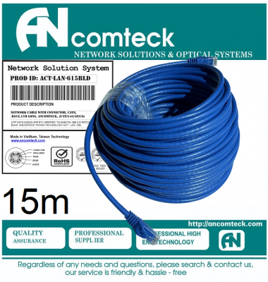DÂY NHẢY PATCH CORD CAT6 UTP 15M lõi...