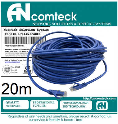 DÂY NHẢY PATCH CORD CAT6 UTP 20M lõi...