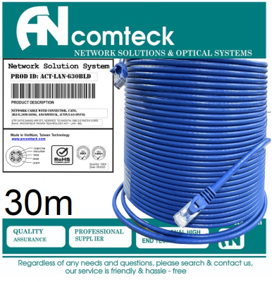 Dây nhảy PATCH CORD CAT6 UTP 30M lõi...
