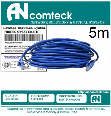 DÂY NHẢY PATCH CORD CAT6 UTP 5M lõi đồng...