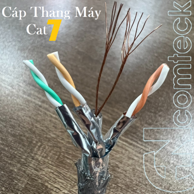 Cáp mạng thang máy Ancomteck Cat7 SFTP...