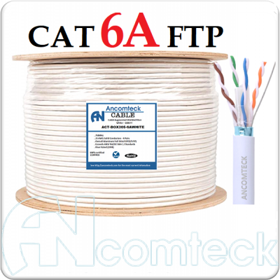 Cáp mạng CAT6A FTP-STP bọc bạc chống...